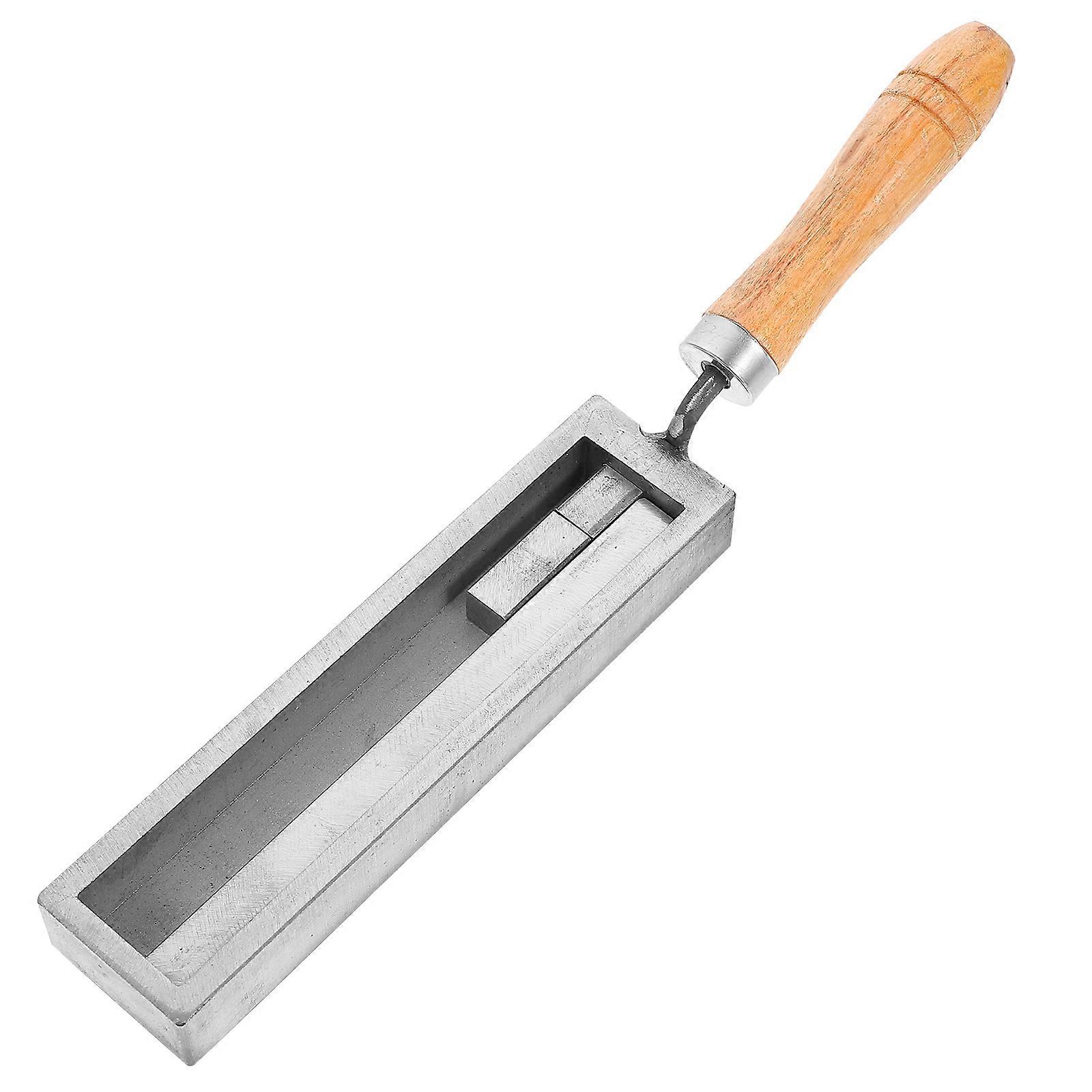 Metal Molds Casting Iron Casting Ingot Mold For Metal Casting Silver 29.50X4.20X2.10CM 1Set
