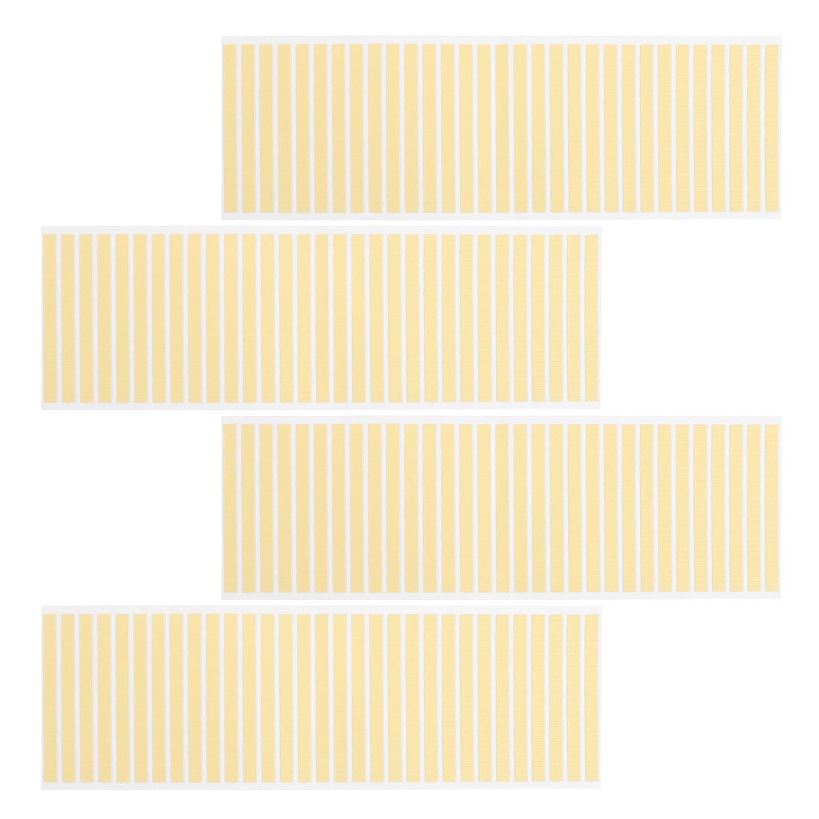 4 Sheets Double Sided Watch Repair Tape Adhesive Stickers for Movement Fixing and Residue Removal, Multifunctional Pads for Clean and Durable Use
