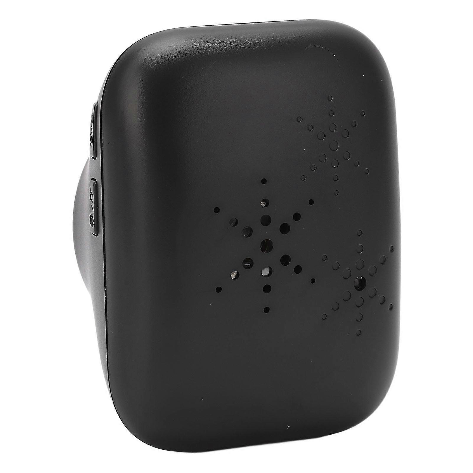 Wireless Musical Doorbell, Battery-Free, Self-Generating, Long Distance, Control, Black, AC