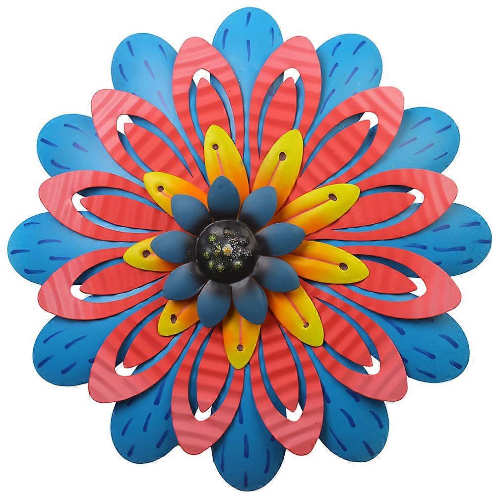 معلقة ديكور الجدار عباد الشمس شكل حديقة خارجية 29x29 سم ديكور الغرفة 1 مجموعة