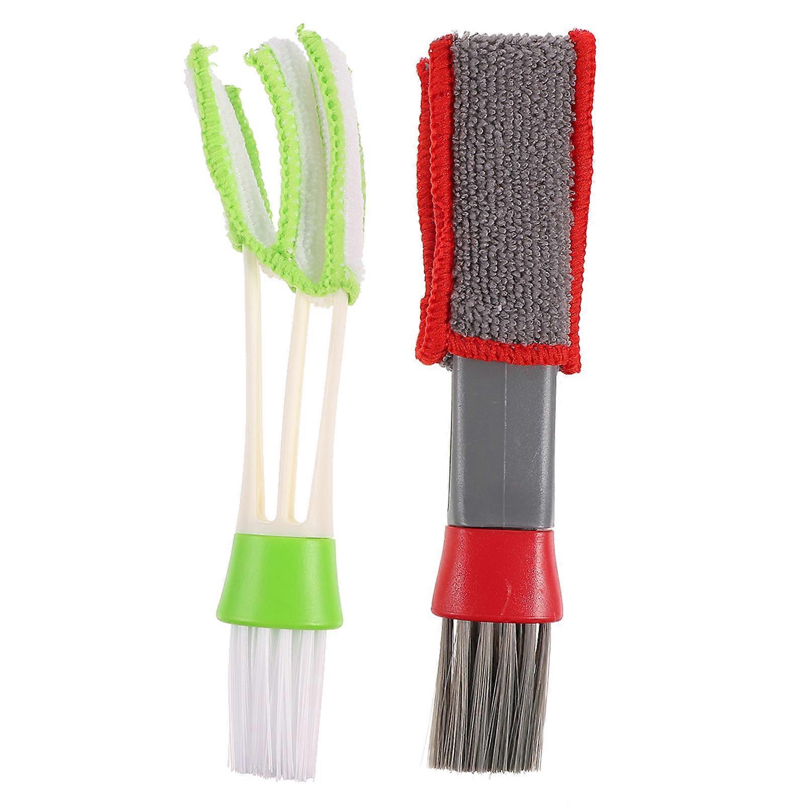 Auto Dust Brush Compact Cleaning Tool for Car Interior 2Pcs
