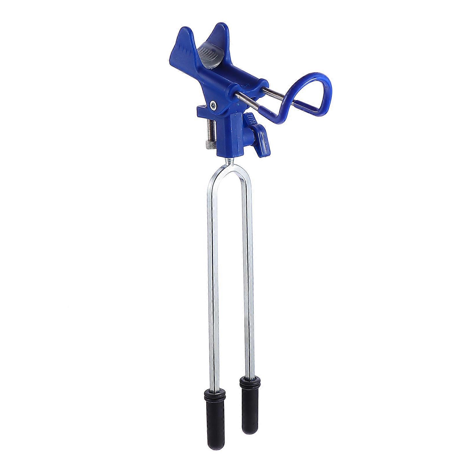 Fishing Rod Holder Bracket Lightweight Durable Support Stand Slip Resistant Spike Design for Stability