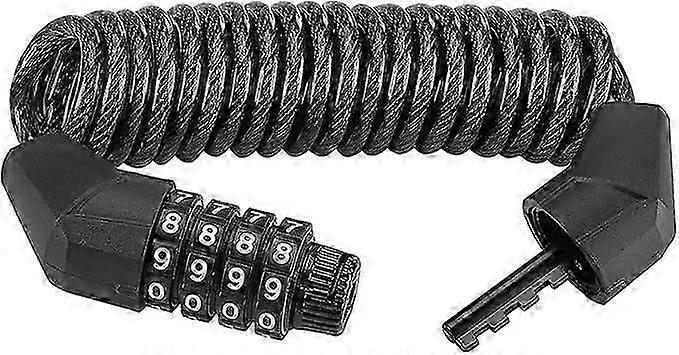 Bicycle helmet lock Bicycle lock Combination padlock Bicycle chain lock Heavy duty bicycle lock 4 digit combination lock Multifunctional lock