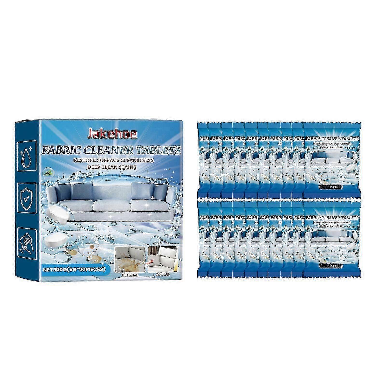 Fabric Cleaner Tablets, Deep Clean Cushion Sofa Tablecloth Multi-Function Concentrated Effervescent Tablet