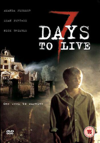 7 Days to Live DVD (2005) Amanda Plummer Niemann (DIR) cert 18 - Region 1
