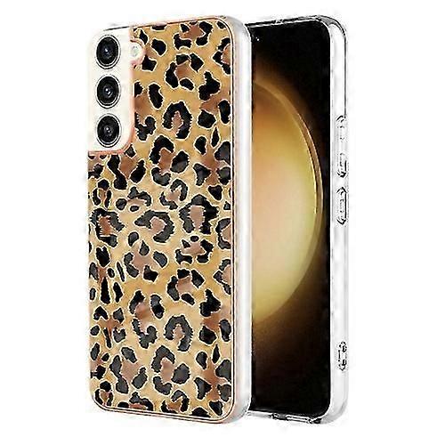 For Samsung Galaxy S23+ 5G Electroplating Marble Dual-side IMD Mobile Phone Case