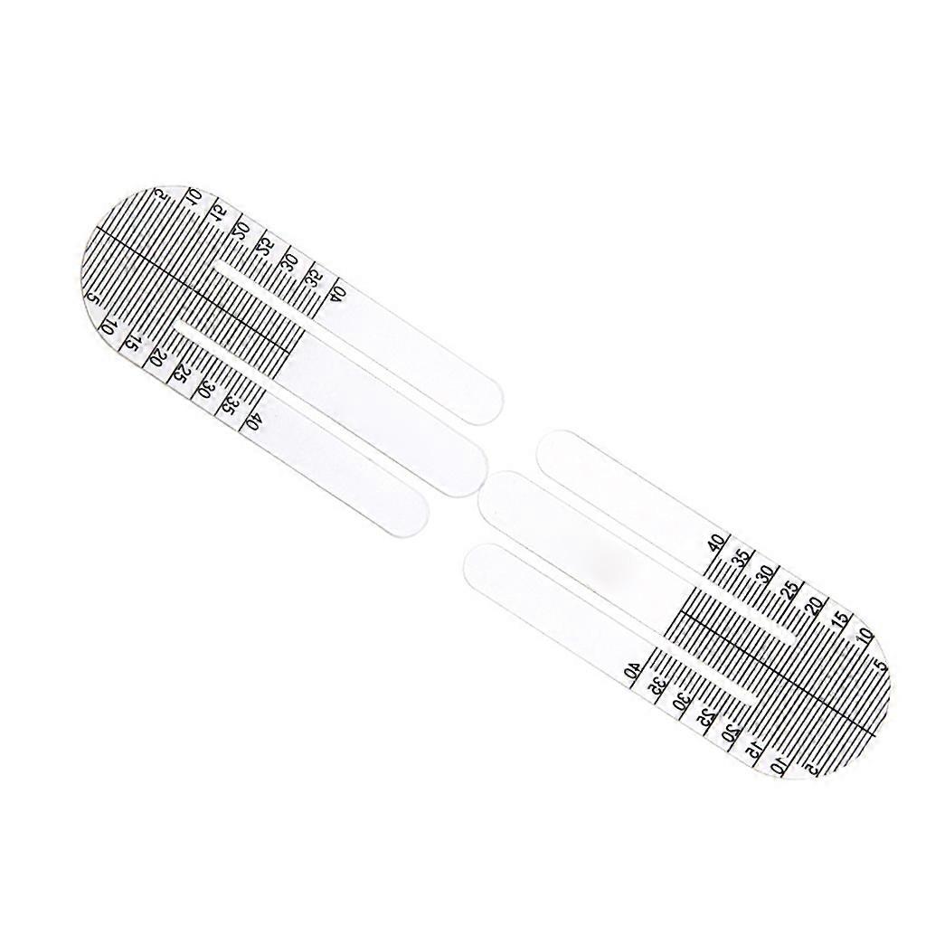 2 pcs/set Optical PH ruler Pupil height gauge Optometry PH tester Light