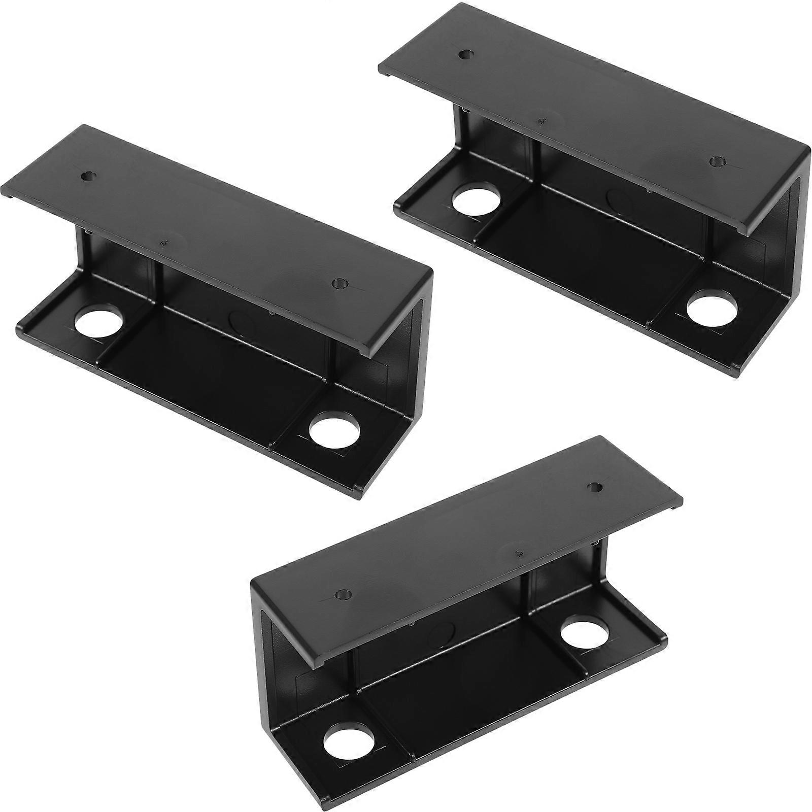 Under Desk Laptop Storage Stand Bracket Shape Adjustable Angle Ergonomic Comfort 1Set