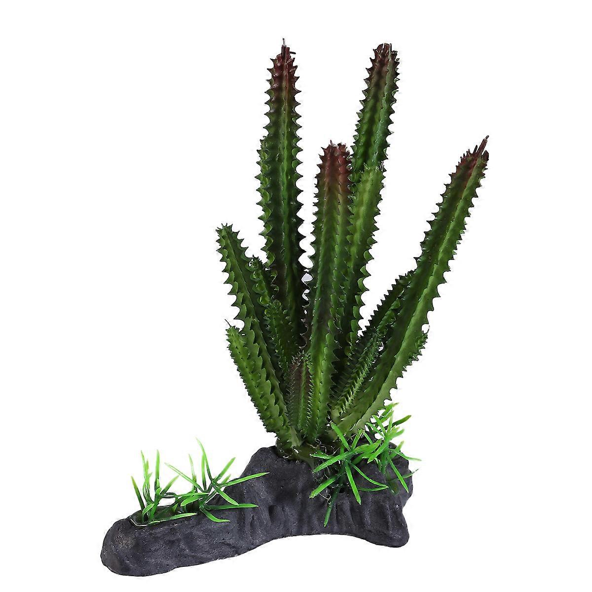 Decorațiuni Acvariu Acvariu Acvariu Simulare Cactus Ornament Stil Realist 1Buc