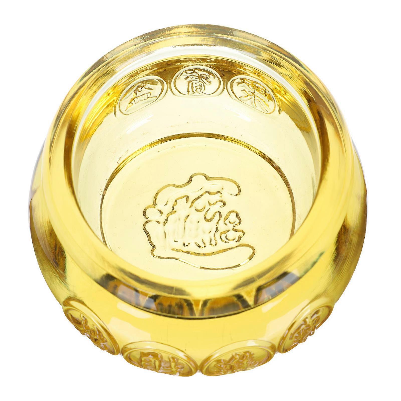 Citrine Cornucopia Ornament for Decor Yellow Color Premium Quality Home Office Table Decor 1 Pc