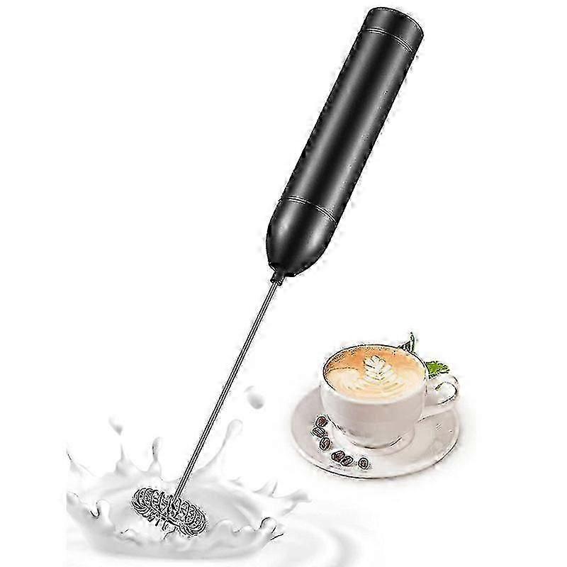 رغوة الحليب للقهوة ، جهاز إزباد الحليب الكهربائي المحمول بالبطارية للقهوة ، لاتيه ، الشوكولاته الساخنة ، ماتشا ، خلاط خلاط المشروبات الصغير المحمول ث
