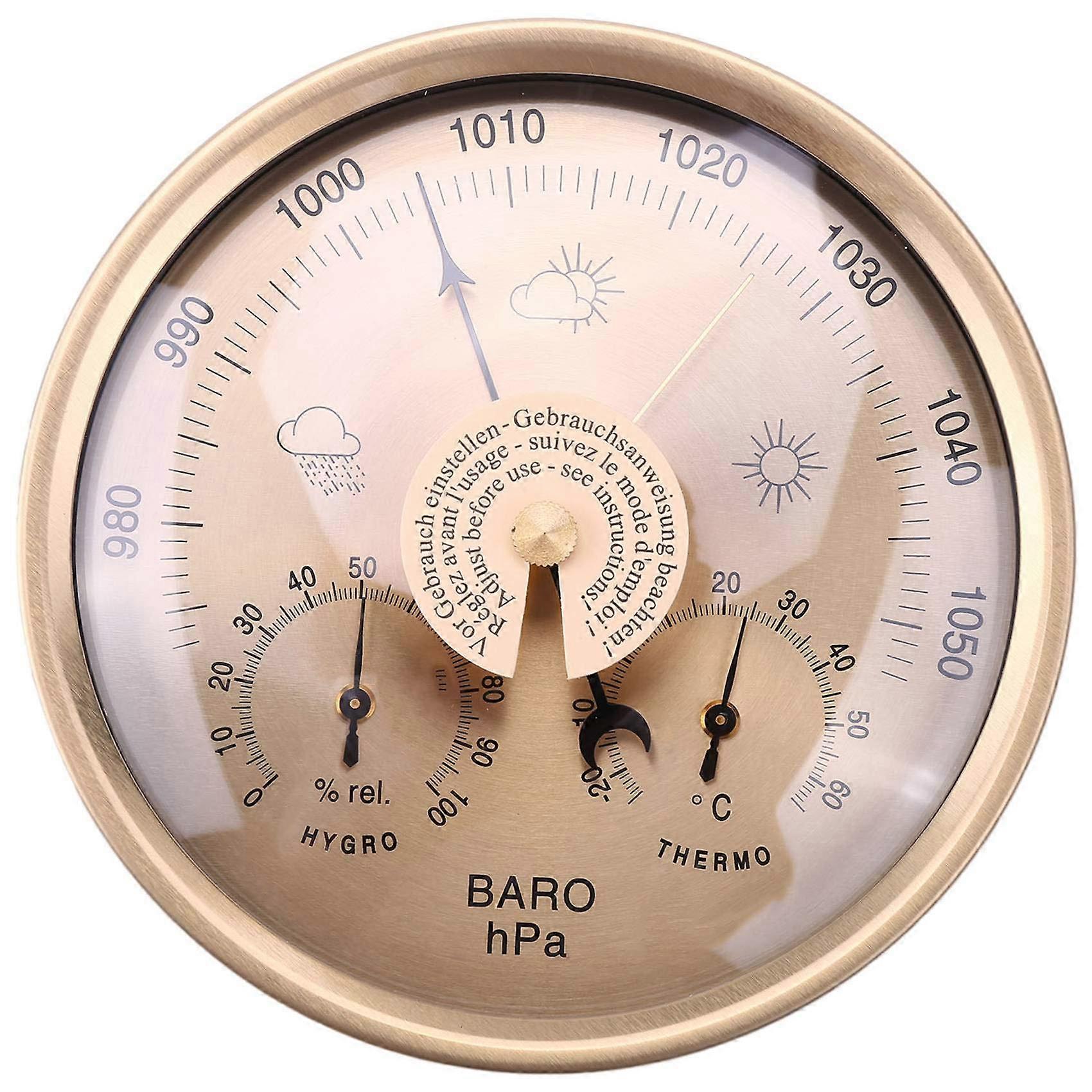 Barometer Thermometer Hygrometer Wall Mounted Household Weather Station Ref: 6514