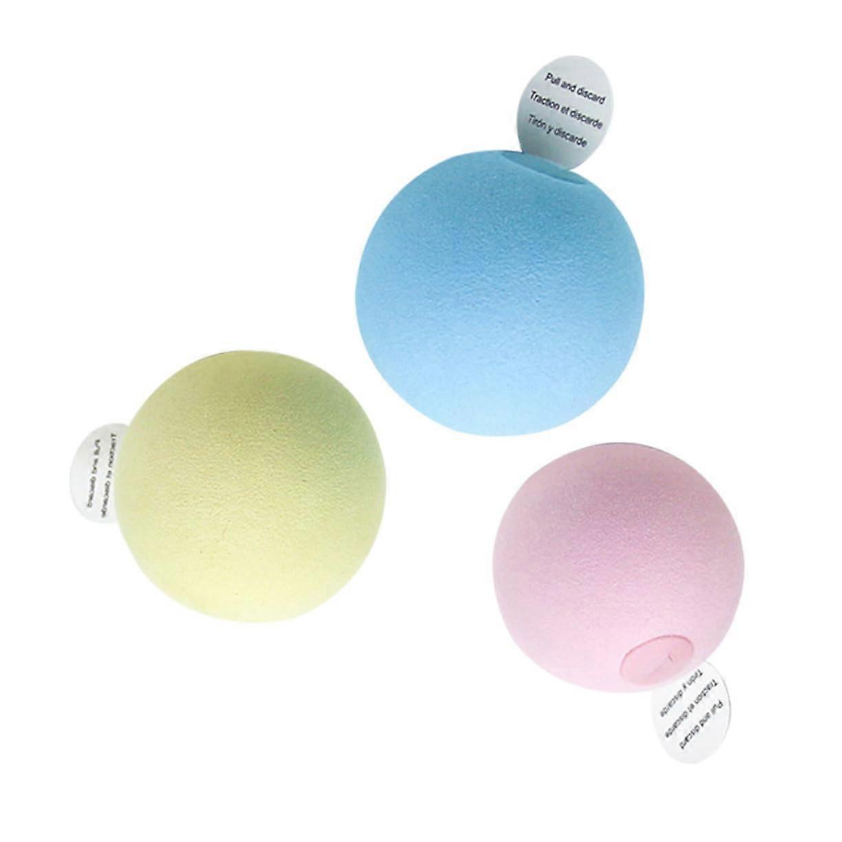 3 pieces interactive cat toys with sounds, cat balls activity for your cat