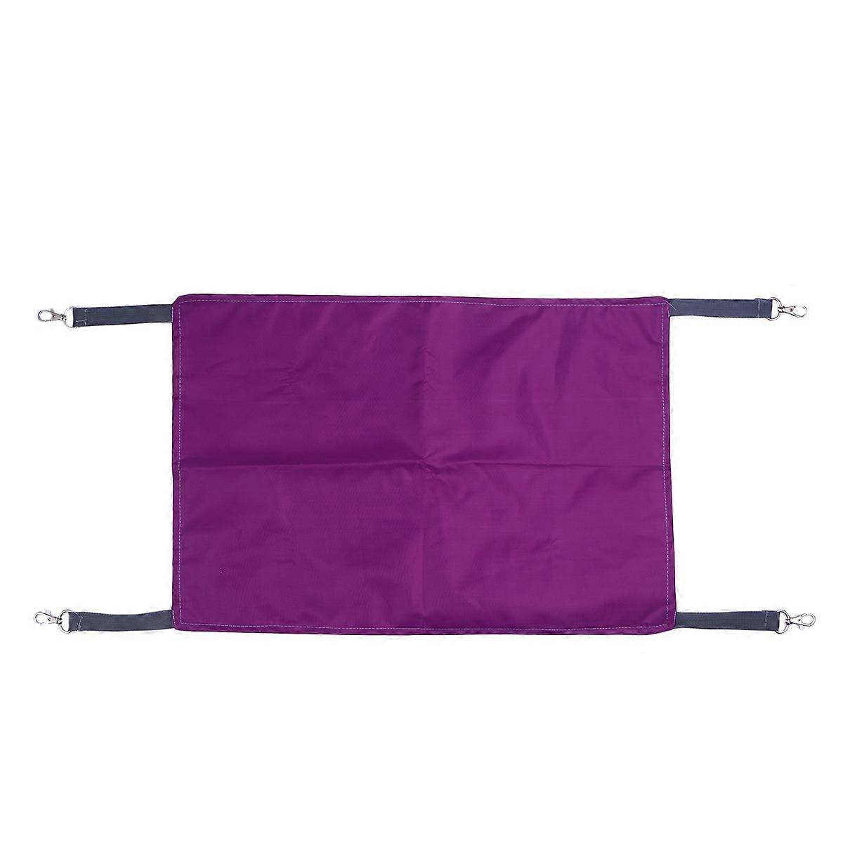 Cat Hammock Bed Waterproof Hanging Air Permeable Net Cloth Basket Cradle For Animal Puppy Indoor Use L Purple 1Set