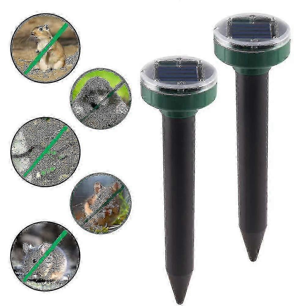 Solar Ultrasonic Snake Mouse Repellers Pest Tw