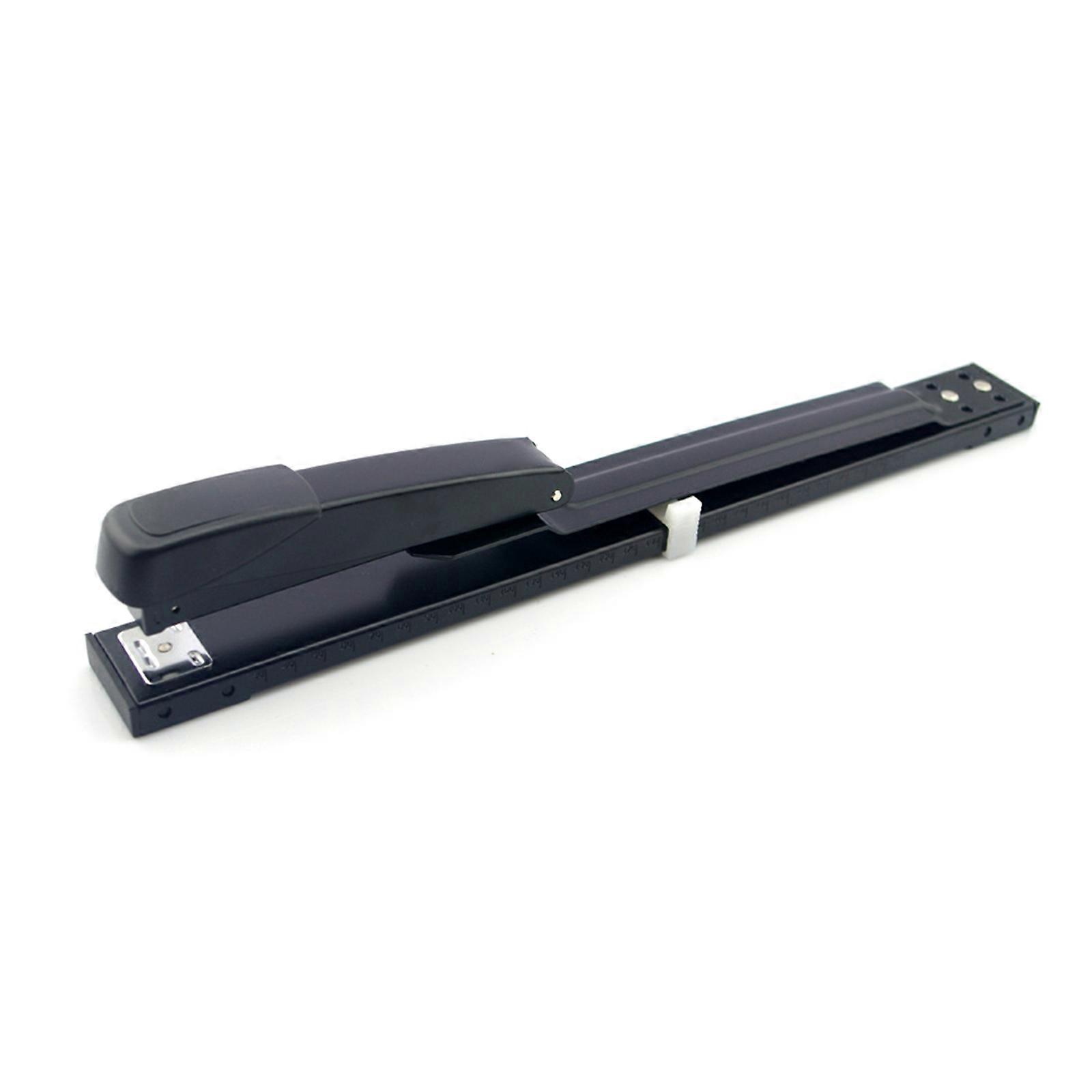 2-20 Sheets Long Sleeve Stapler Book Stapler Office Stapler Easy to Load Desk Stapler Long Reach Stapler