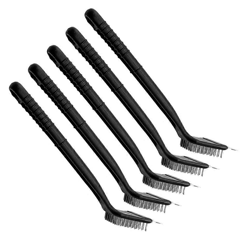 Cleaning Tool Bird Cage Maintenance Stainless Steel Plastic Simple Style Efficient Cleaning 5Set