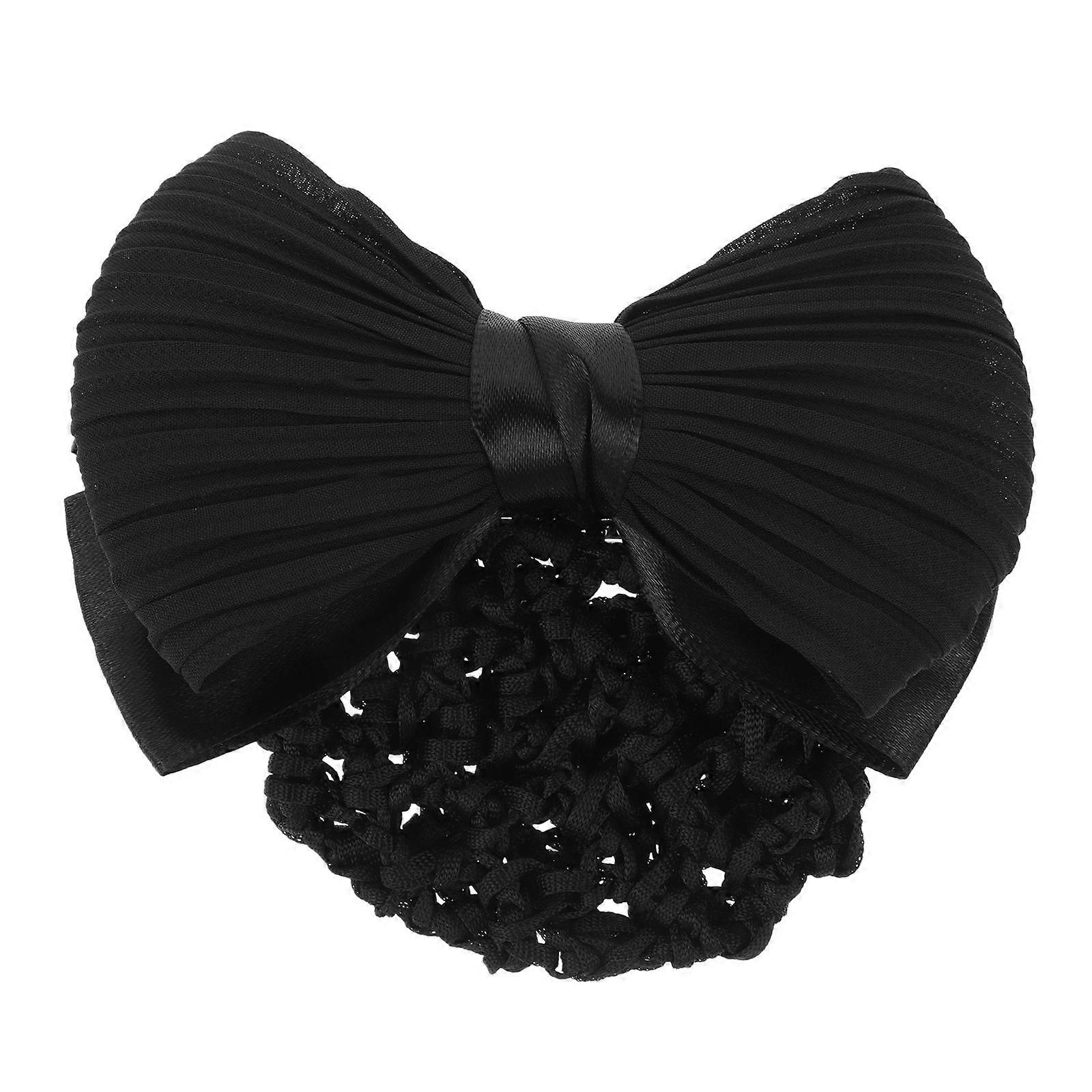 Hair Bun Cover Net Professional Use For Nurses Beauticians Black 12.00X11.00X3.00CM Reusable 1Pack