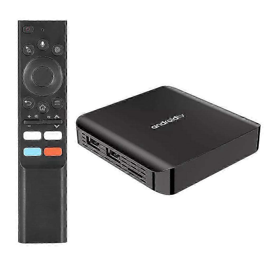 TV98 PLUS Android 14.0 Smart TV Box Quad Core 4K UHD WiFi 5G BT5.0 Media Playe