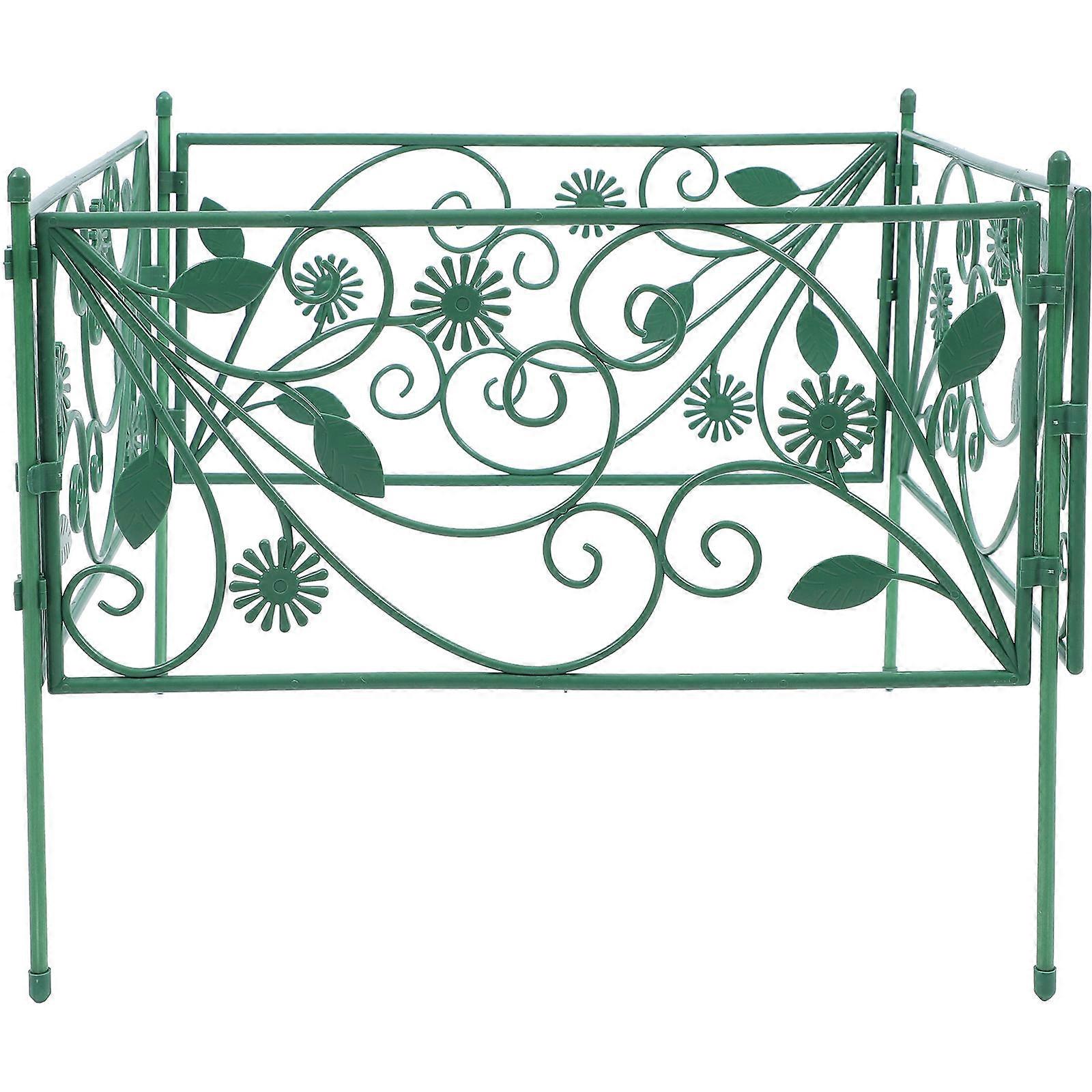 Flower Garden Trellis Set Grid Indoor Garden Plant Lovers Green 14×6.9×0.2in Vine Trellis 1Set