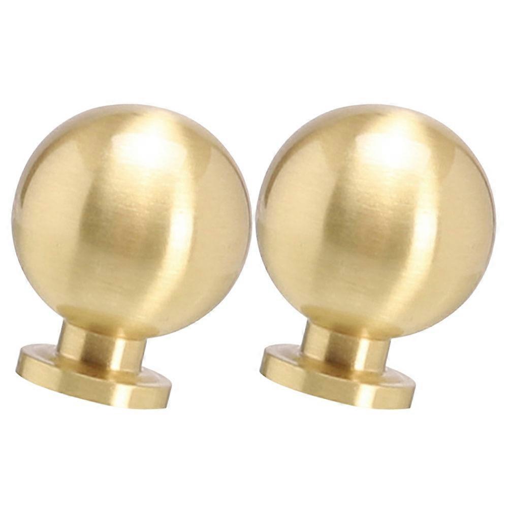 Brass Knobs Cabinet Decoration with 2Pcs Metal Drawer Knobs for Furniture