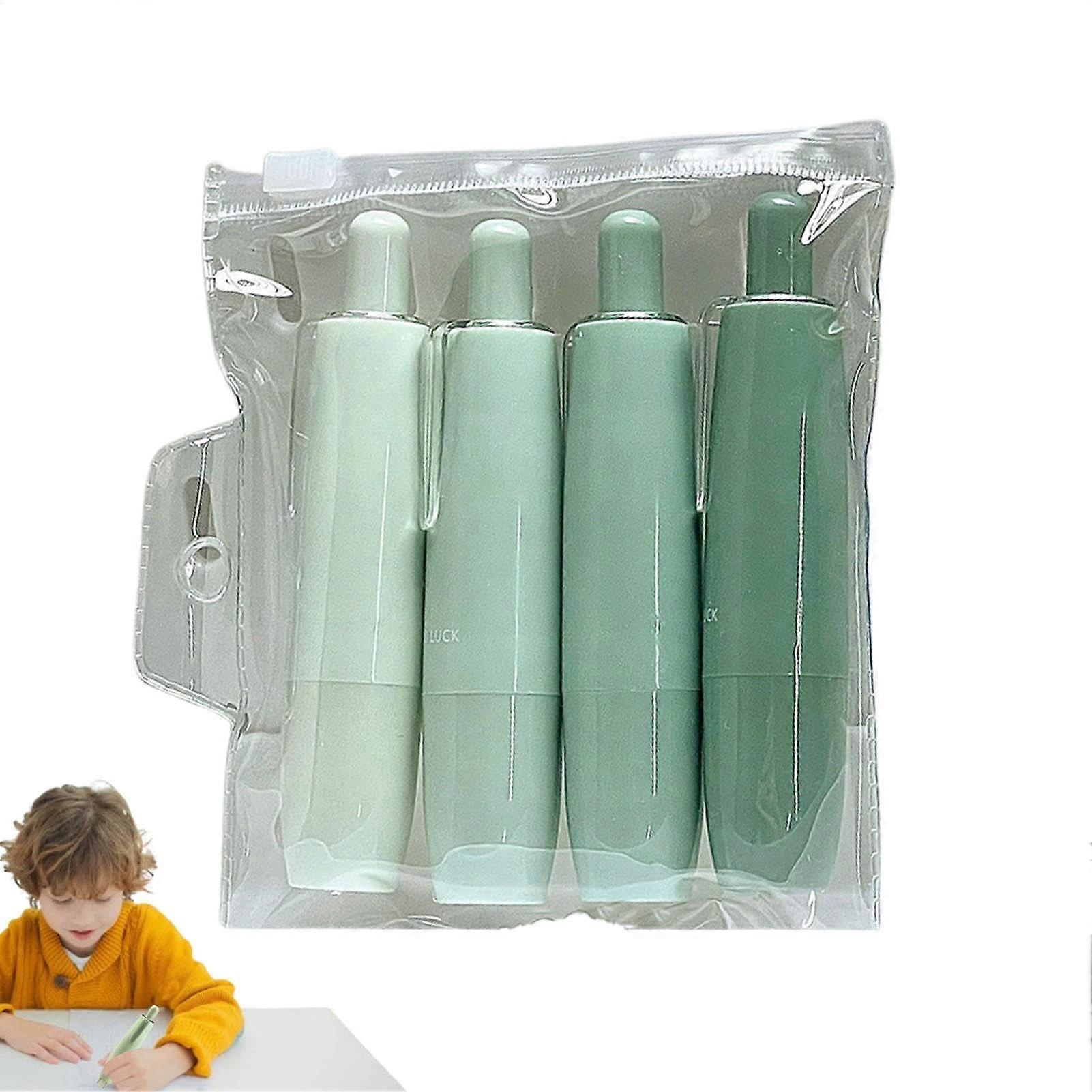 Generic White Applicator, doublesided retractable, white, 4 x correction tapes – roll of correction tape for instant corrections, green