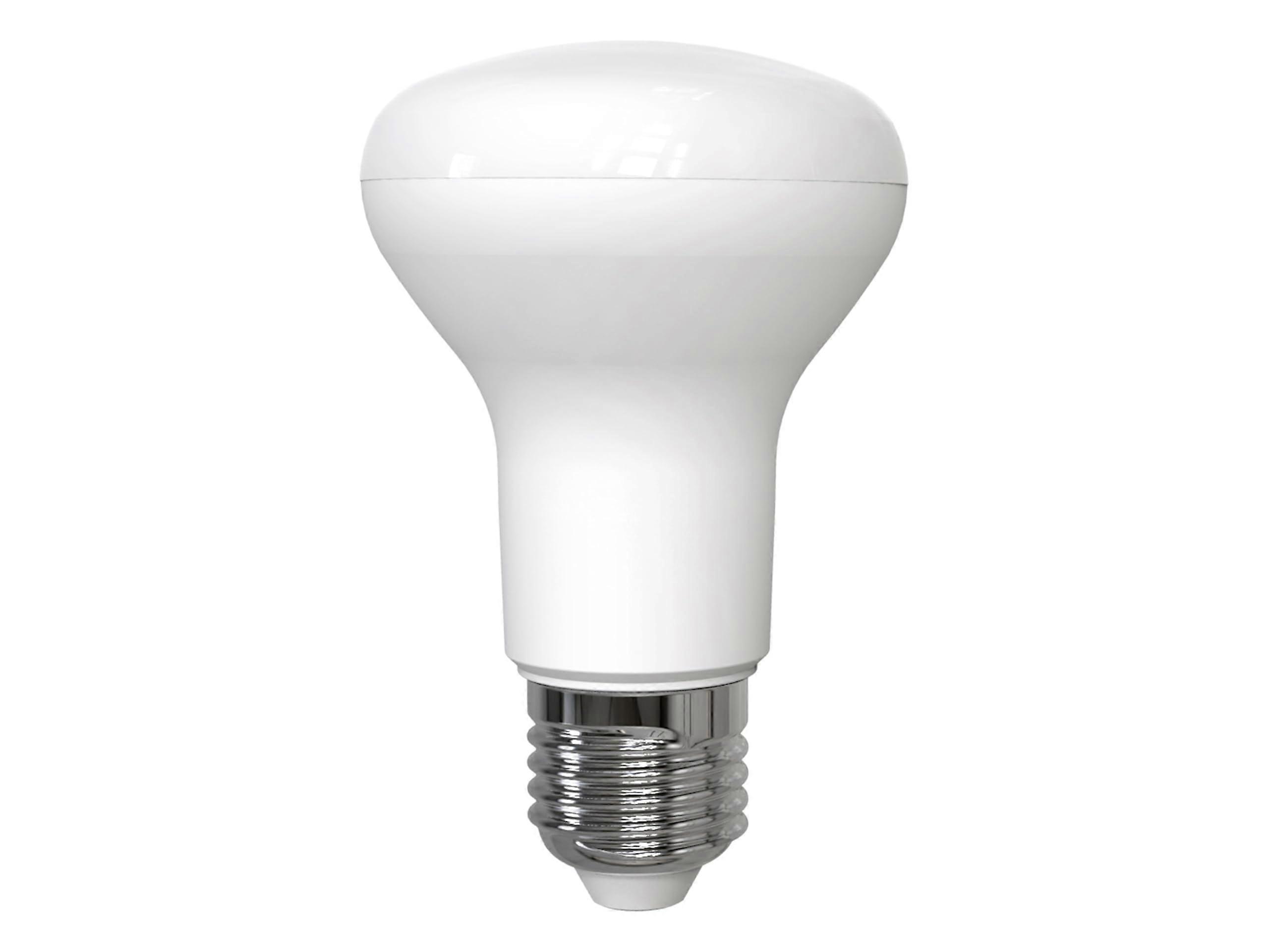 Essentials LED Reflector Light Bulb E27, Warm White Light (2700 K) for a Cosy Ambience, 7 W Replaces 40 W, 470 lm, 20,000 Hours Service Life.