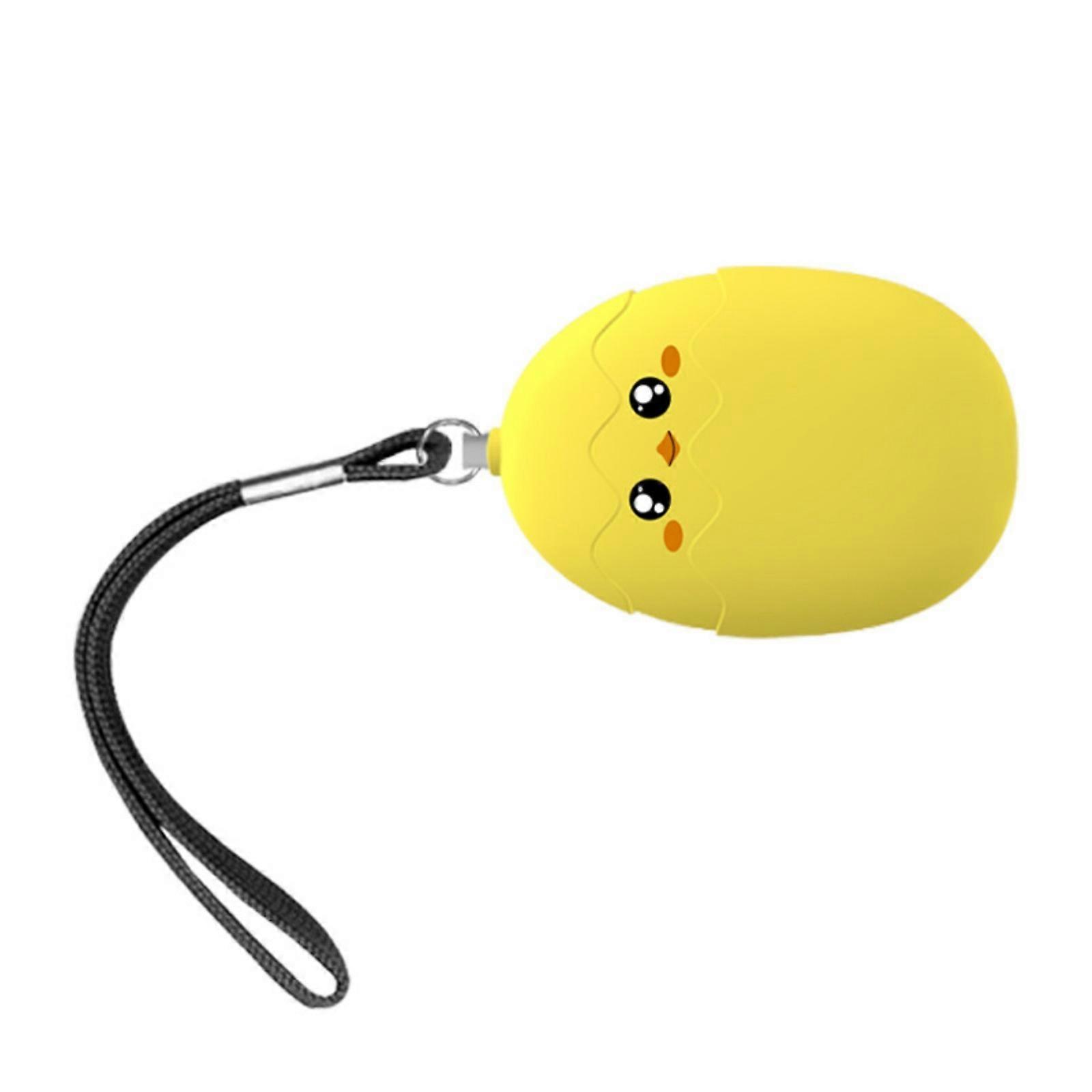 Security Alarm Rechargeable Keychain Alarm 130dB Loud Defense Safety Alarm with Flashlight for Women  Yellow