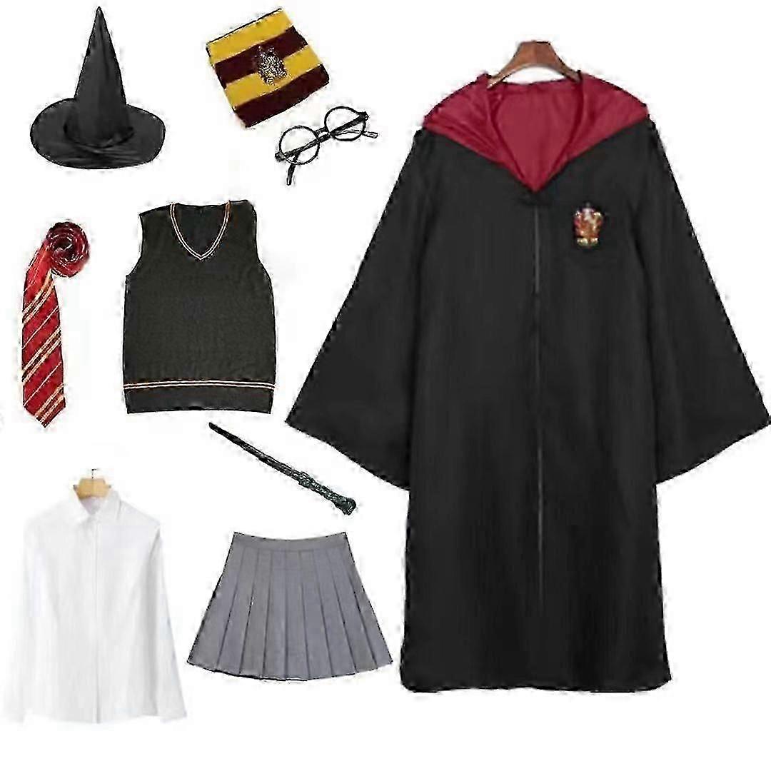 Hermione Granger Gryffindor Uniform Child Adult Harry Potter Same Cosplay Stage Performance Costume Hogg Oates College Halloween Costume