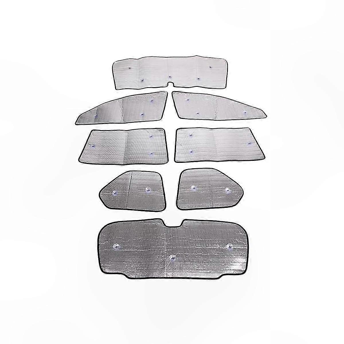 8PCS UV Protection Sunshade for Car Window Windshield Front Reflective Visor Accessories