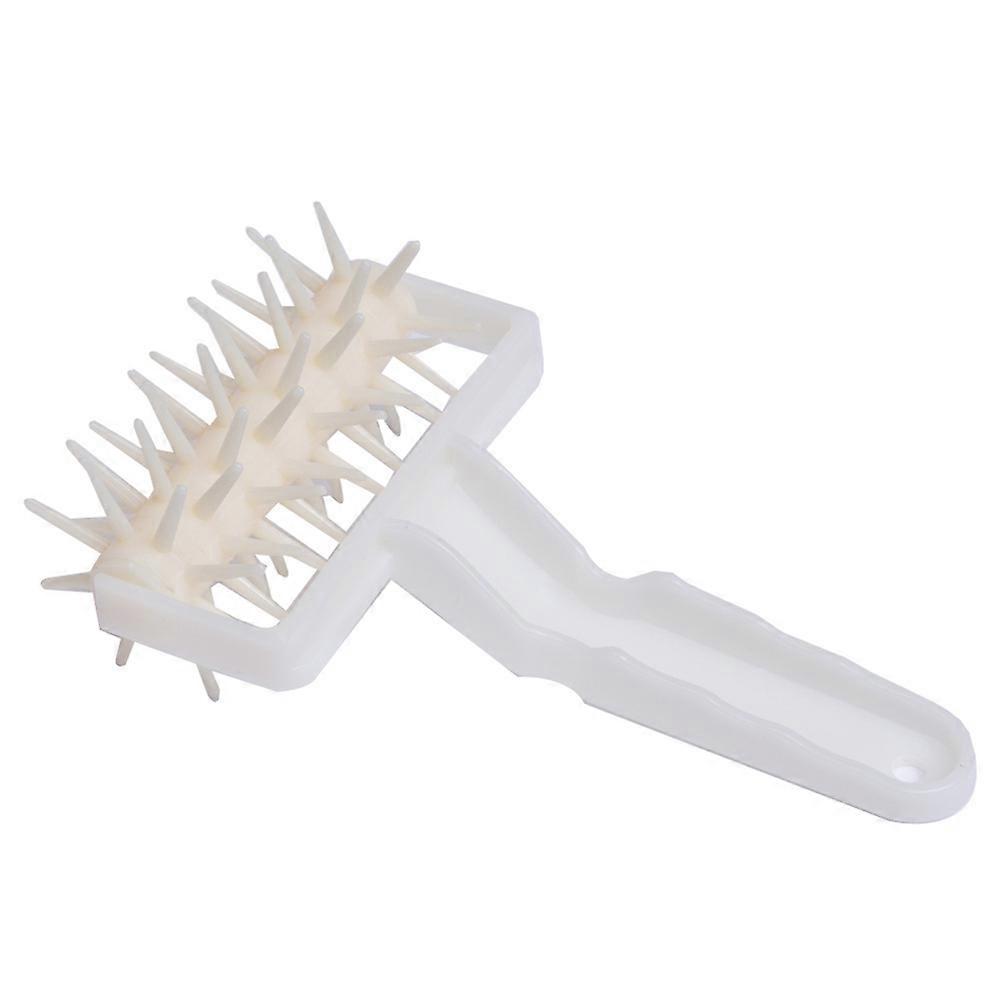 White Plastic Pizza Dough Docker for Meat Easy to Store and Use Professional Bakers Tool 5.5 Inches