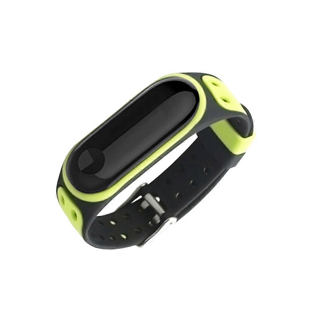 Silicone Wristband for Smartwatch Use Adjustable Strap Compatible with Millet 4 3 Black