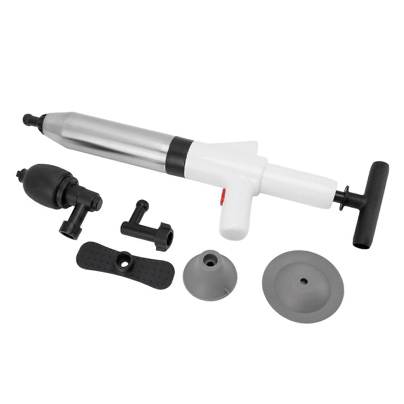 Toilet Plunger Drain Unblocker Powerful Manual Pneumatic Dredge Equipment Blaster Gun Cleaner