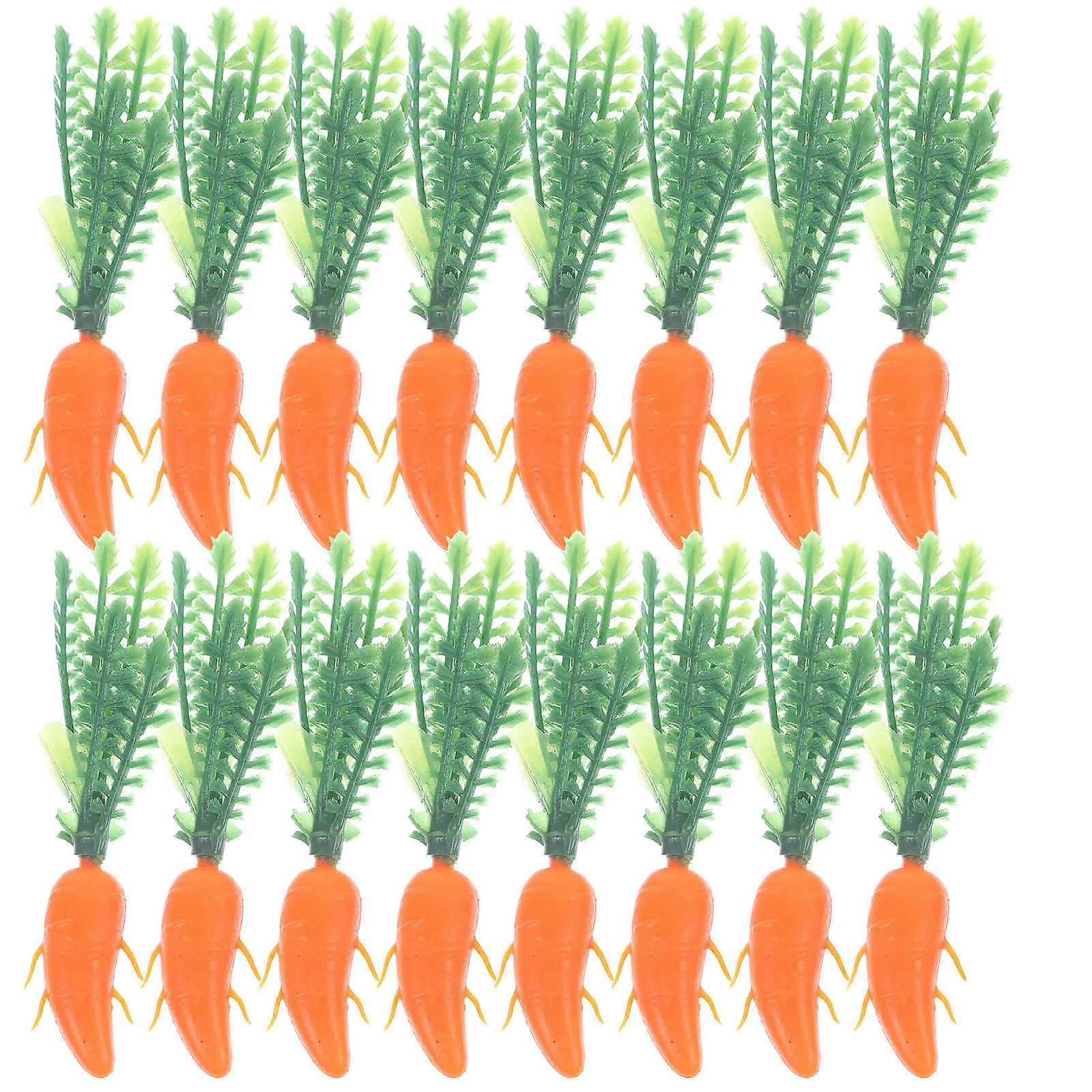 60Pcs Fake Carrot Props Multi Color Decorative Carrots For Easter Celebrations And Home Decorations With Unique Style