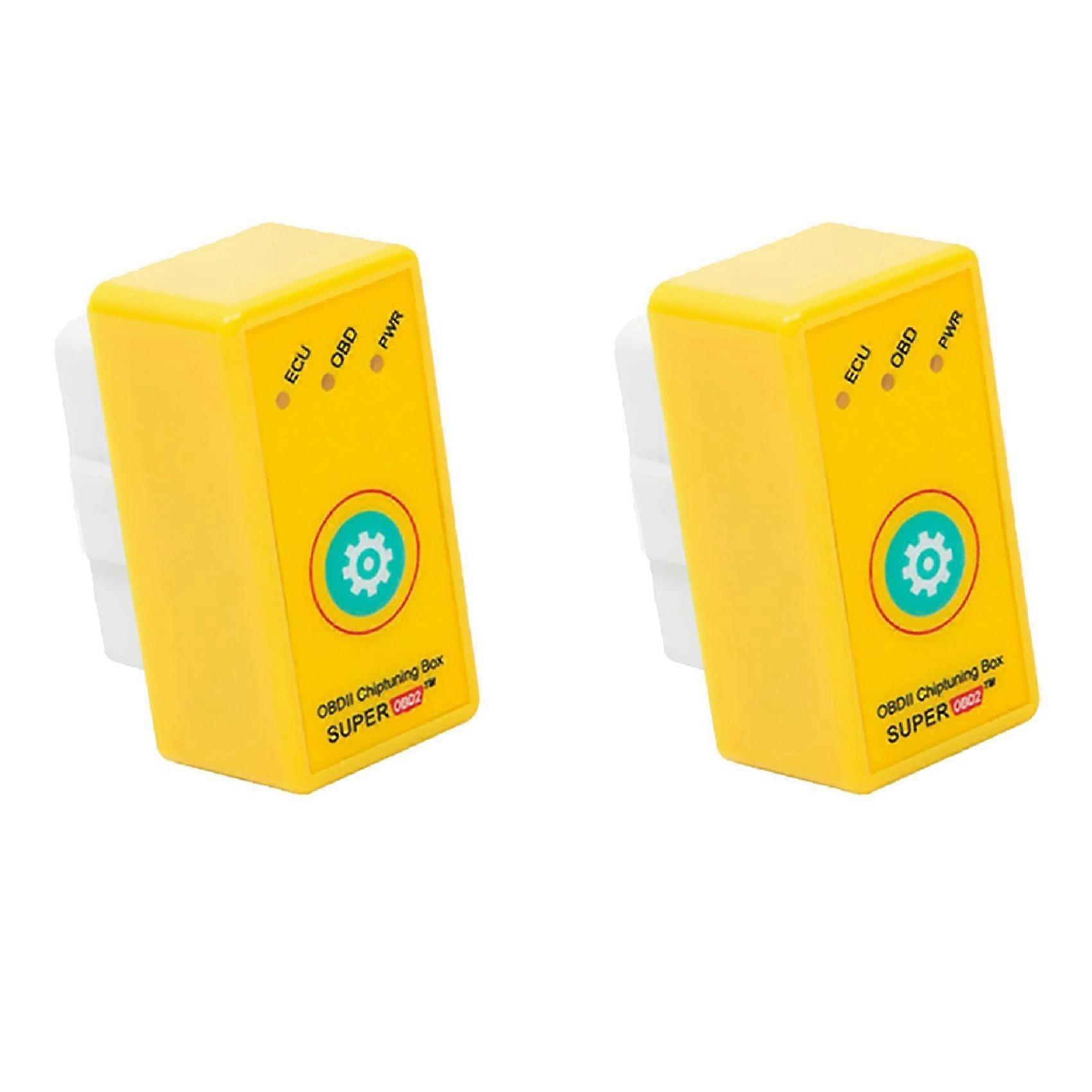 2X Super OBD2 Car Chip Tuning Box Plug and Drive More Power/More Torque As Nitro OBD2 Chip Tuning fo