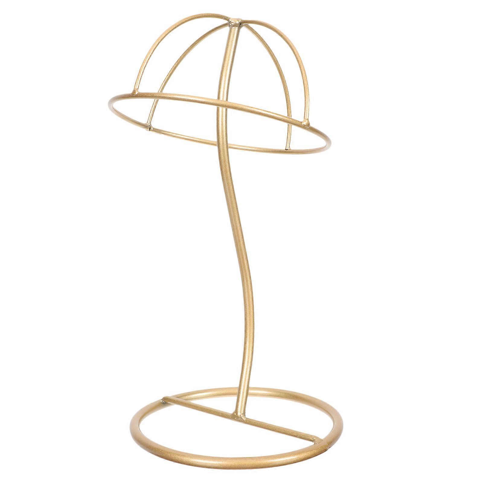 Silver Classic Hollow Design Hat Rack for Storage with Strong Iron Material and Curved Dome Shape 1