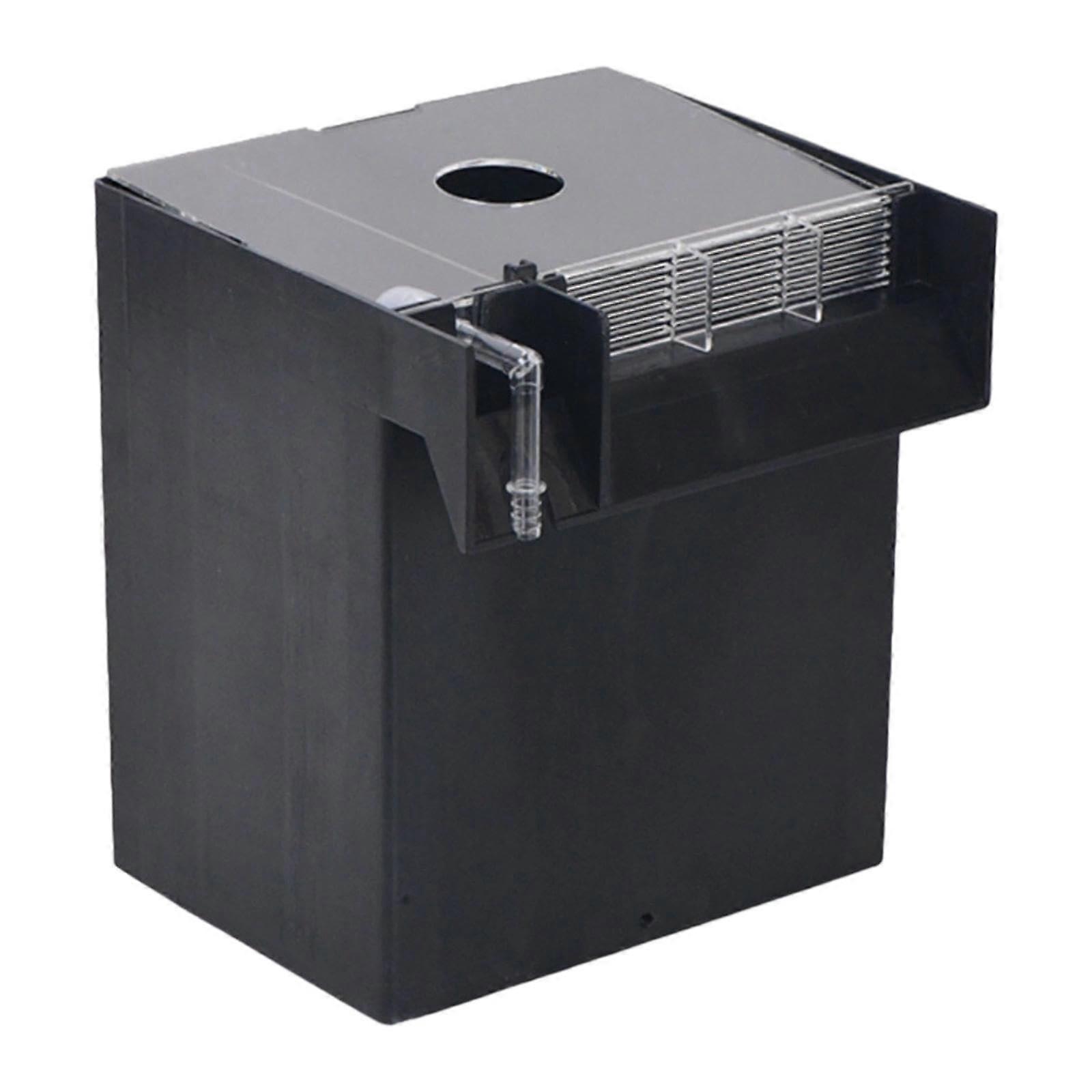 Aquarium Breeder Box with Separation Net for Shrimp And Guppy Care, Black