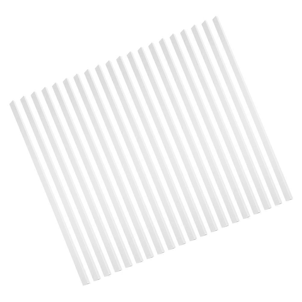 Binding Bars Clear A4 Paper Binding Covers Sliding Bar Design for Office School Reports Documents Rectangular Shape Document Storage 20Pcs