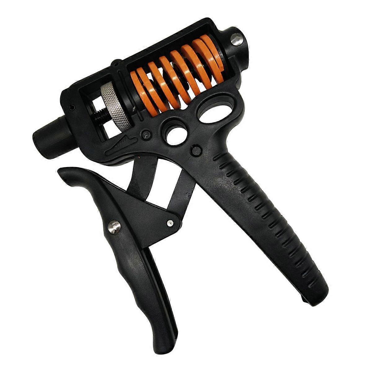 Black Adjustable Hand Grip Exerciser for Training Use Portable Plastic 3.5 Inches