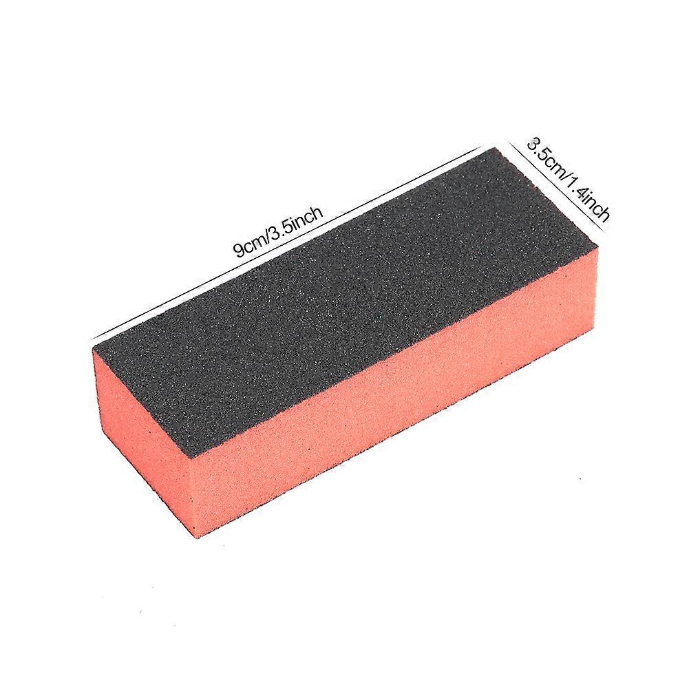 10pcs Nail File Buffer Sanding Block Sponge 9x3.5x2.5cm Manicure