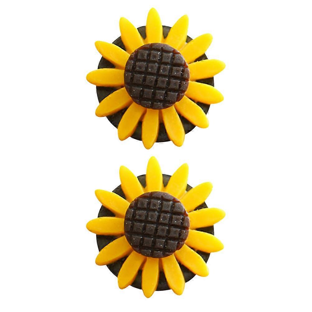 Sunflower Car Accessory, Durable Plastic Clip for Aromatherapy and Decoration