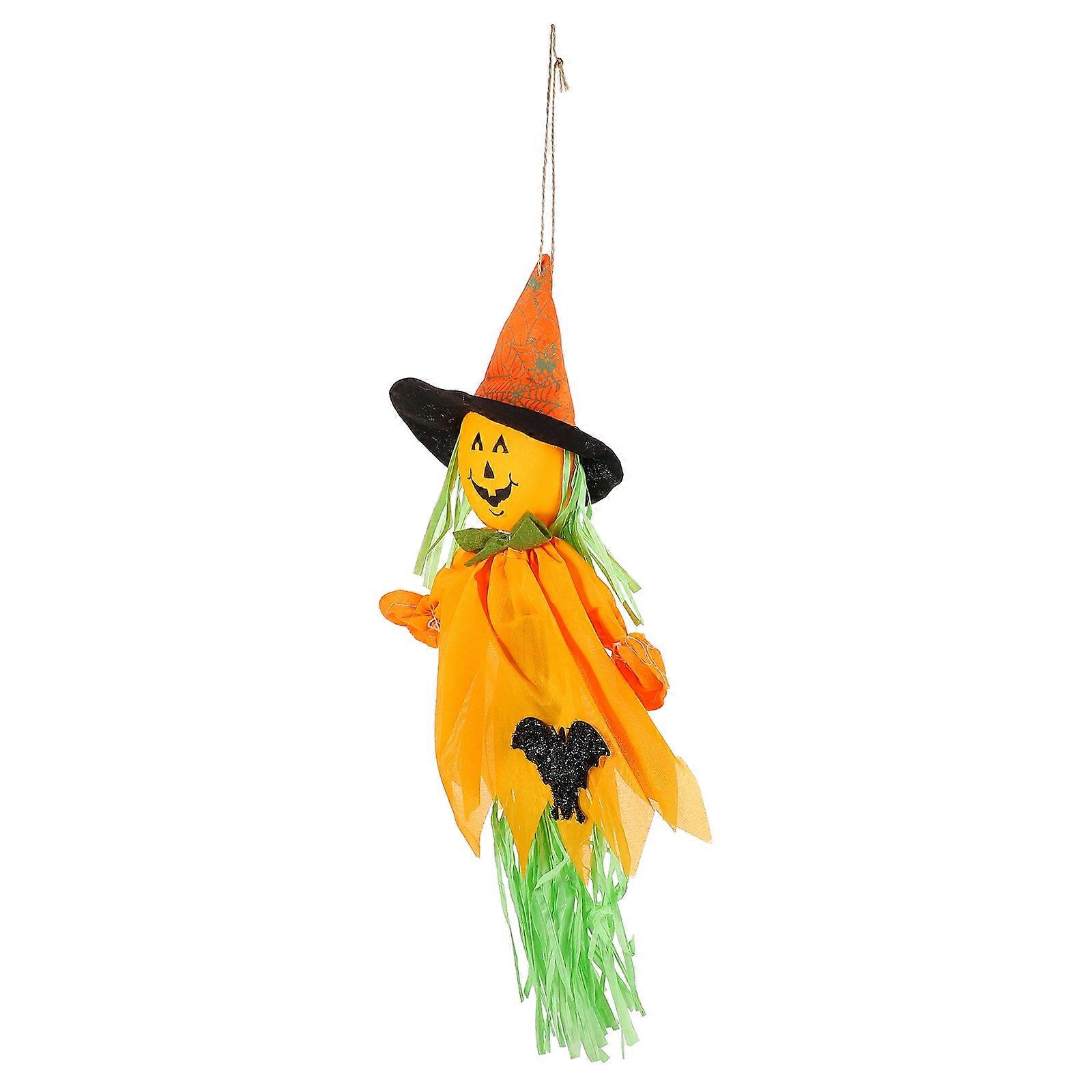 Witch Doll Hanging Ornament, Perfect Halloween Decor for Indoor and Outdoor Spaces