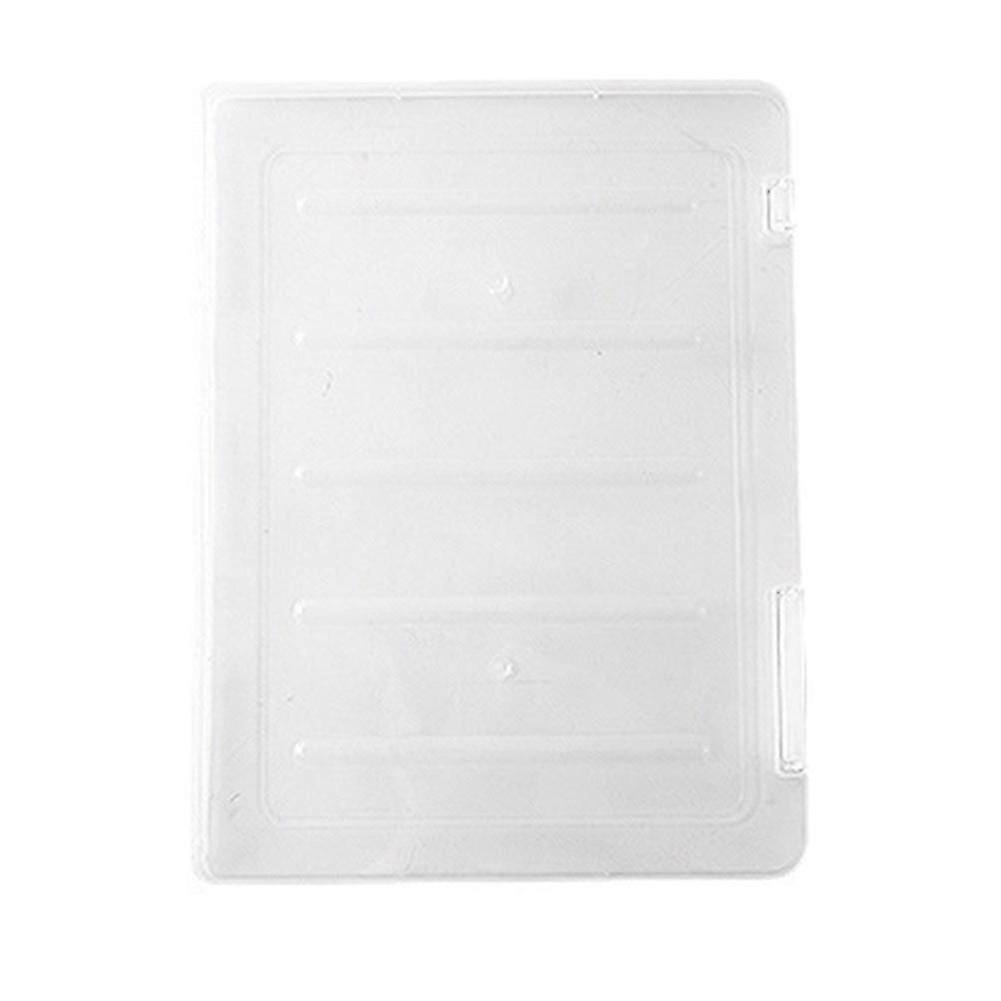 A4 File Plastic Clear Double Clip Waterproof Dustproof Certificate Data Box
