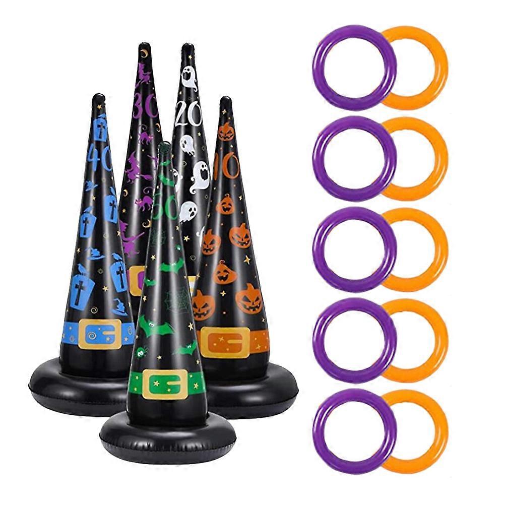 It seems like you're describing a **product listing** for a **Halloween themed ring toss game set**. If you're looking to **optimize or this product