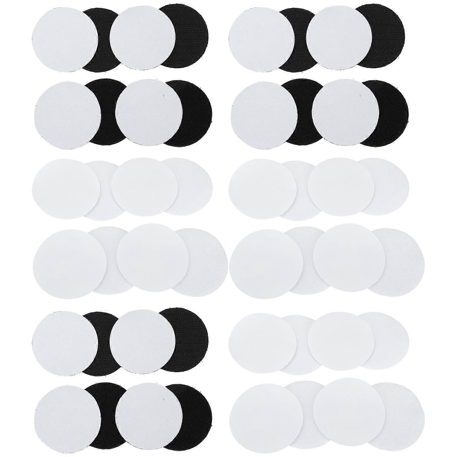 White Synthetic Removable Carpet Stickers for Home Use with Adhesion 60 Pairs