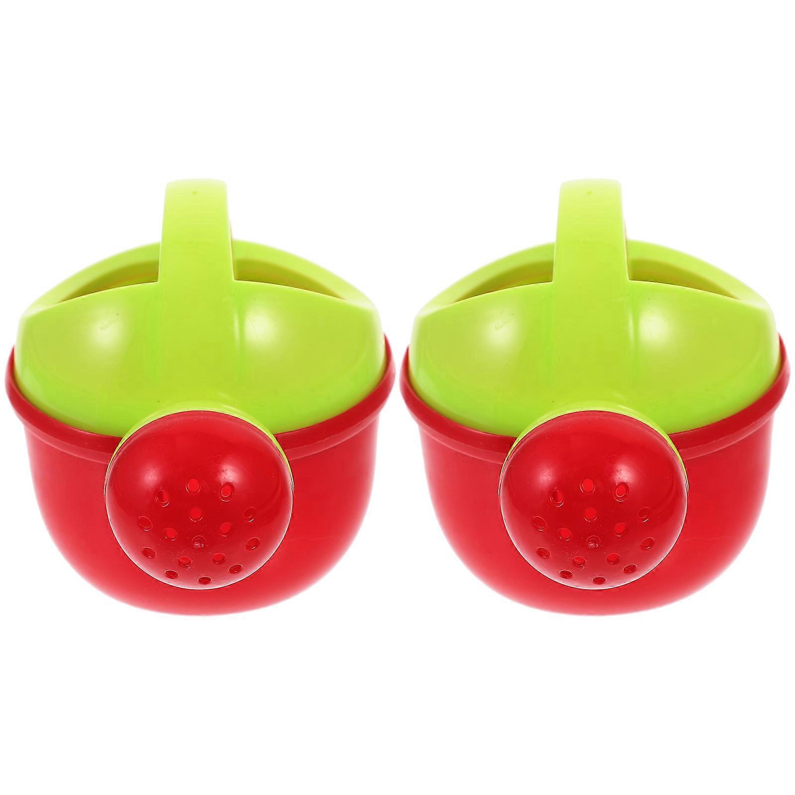 Portable Watering Pot for Kids Bath Toys Shower Plaything in Assorted Color 2pcs