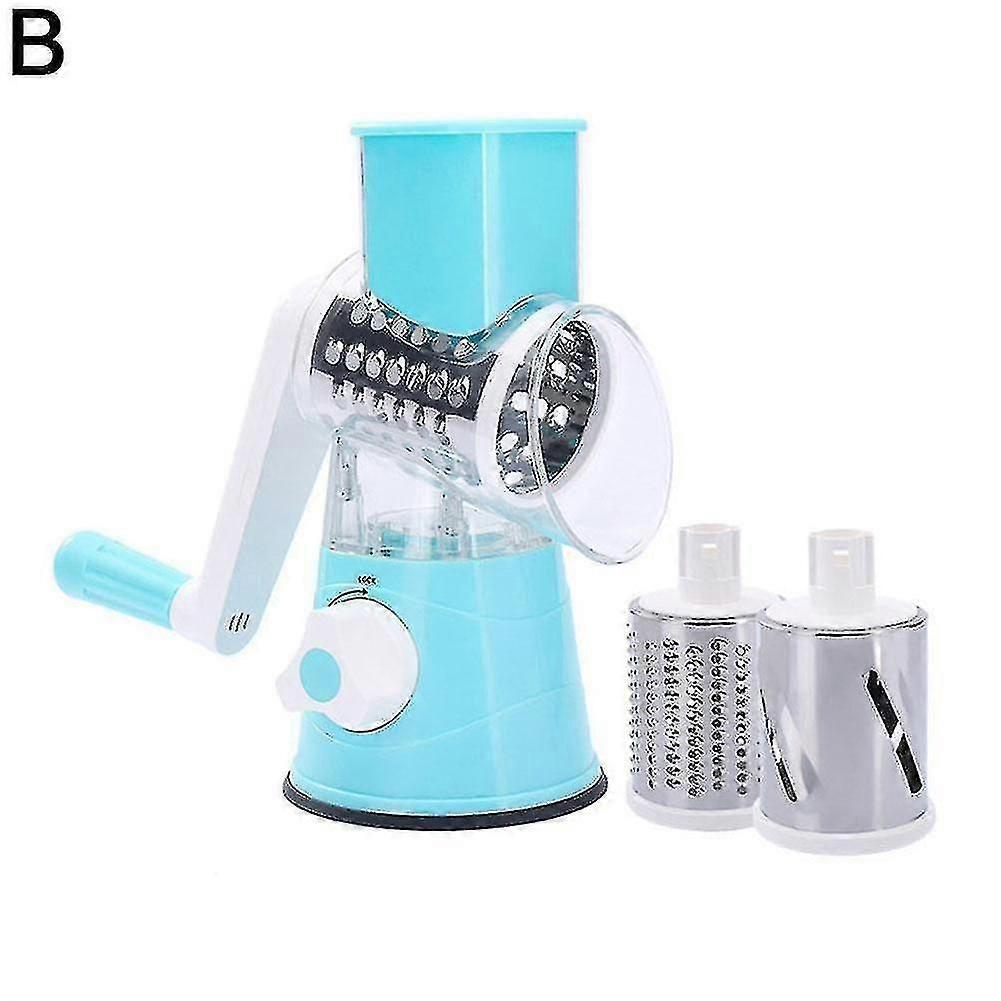 Rotary Cheese Grater -manual Vegetable Slicer With Stainless Steel Grater Multi-color Optional