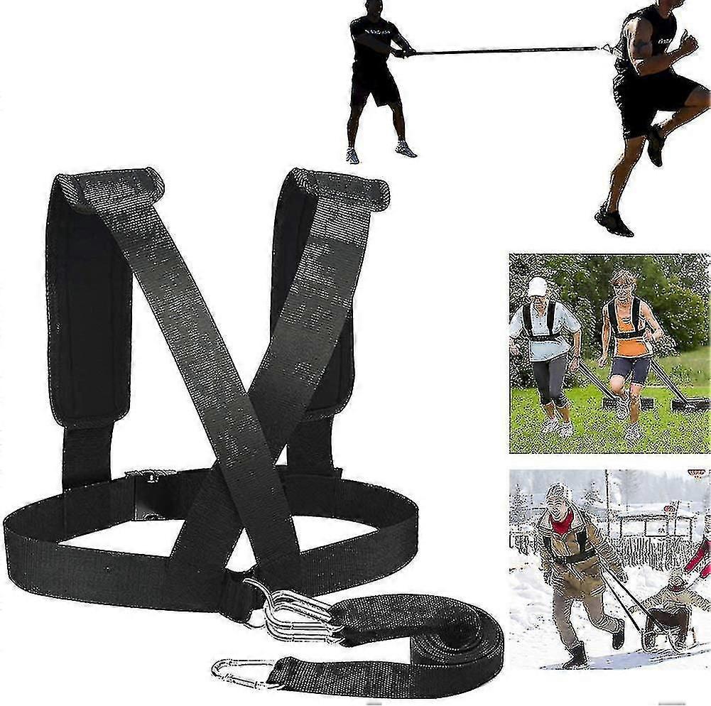 Shoulder Strap Resistance Band Sled Harness for Tire Pulling