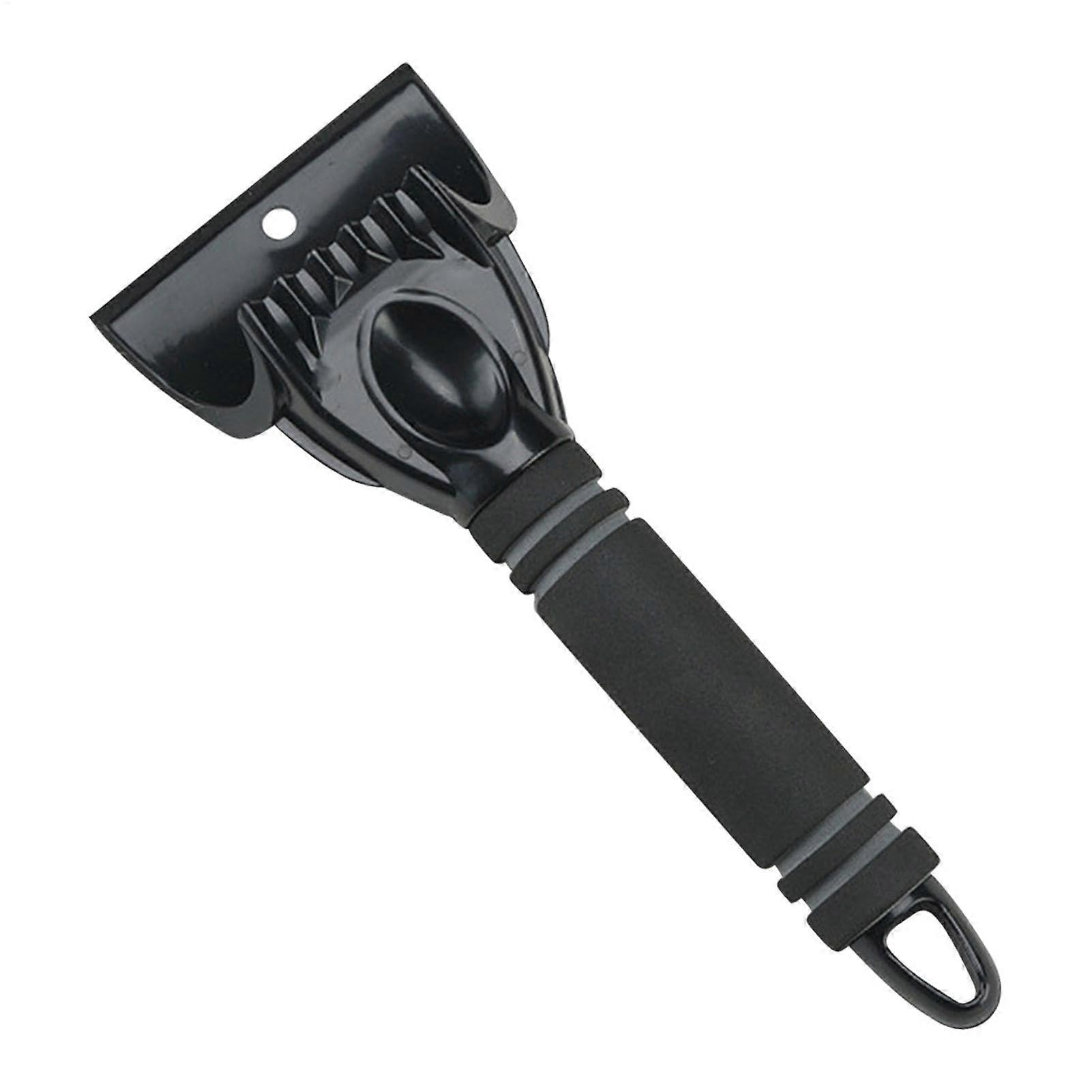 Ice Scraper Car Windscreen Frost And Snow Removal Portable Snow Cleaning Tool Black For Windscreens And Doors