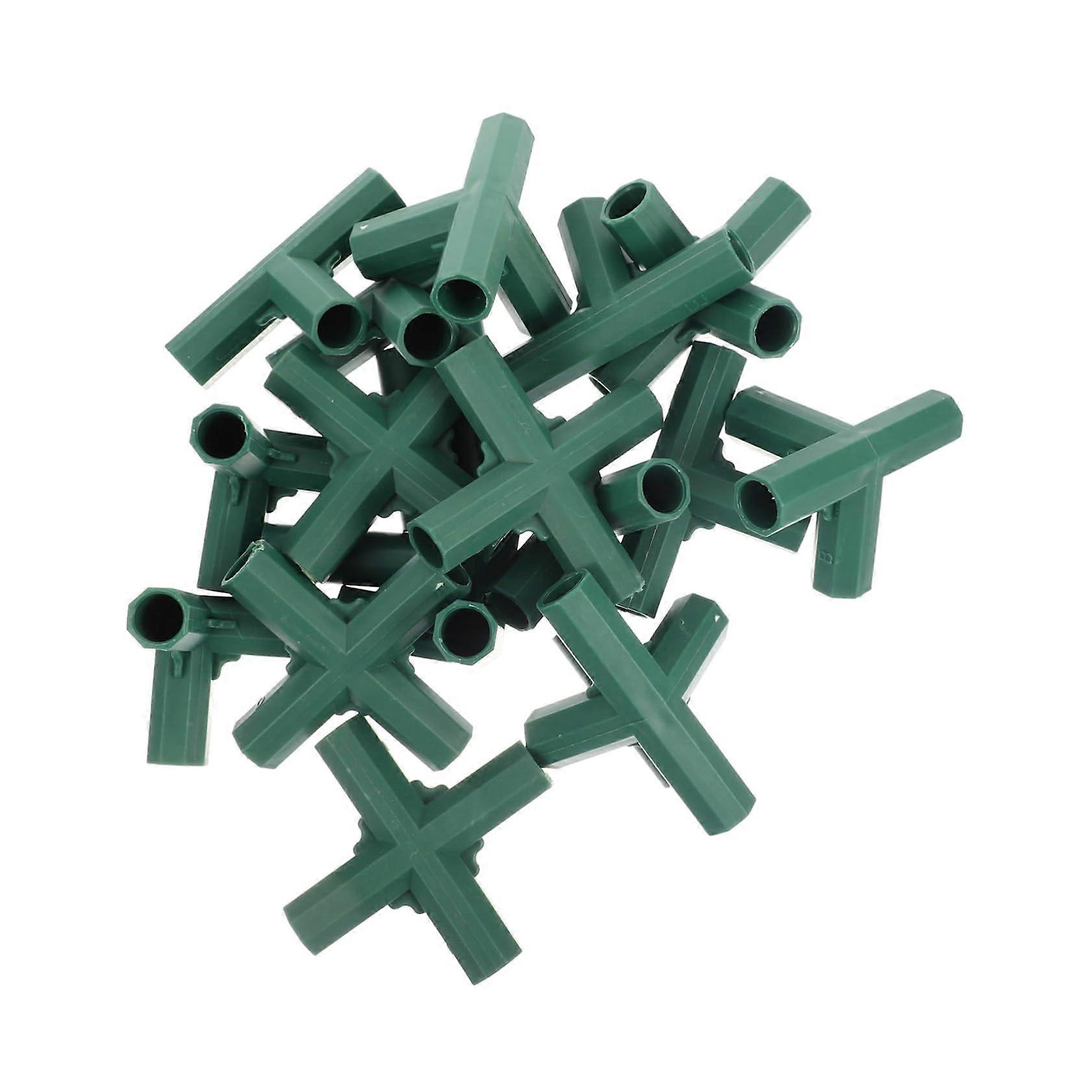 Greenhouse Frame Connectors Durable Rustproof Plant Supports for Garden Structures Pack of 20